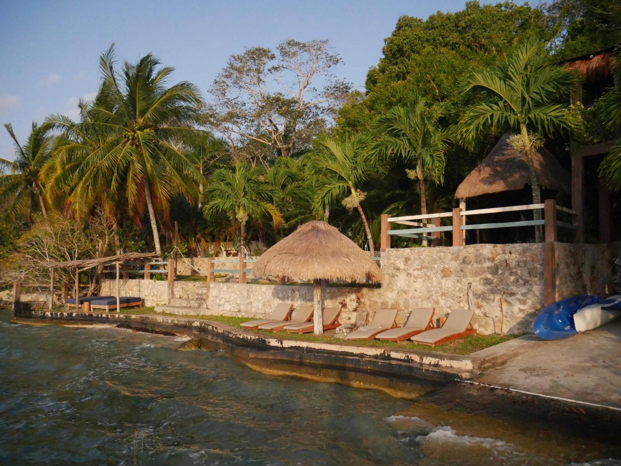 Villa Santuario Lake Front Oasis Bacalar Exterior photo