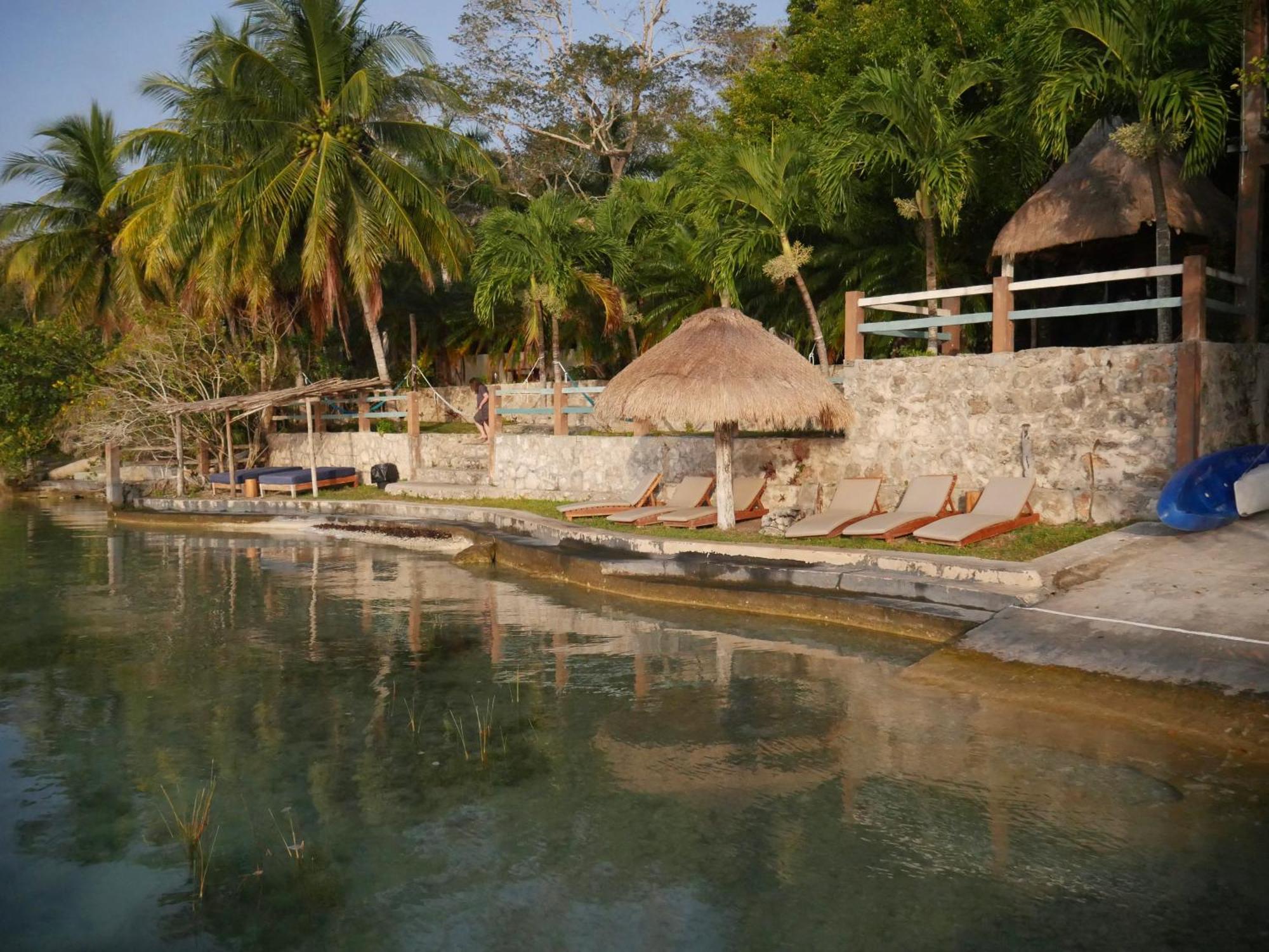 Villa Santuario Lake Front Oasis Bacalar Exterior photo